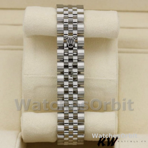 Replica Rolex Datejust 31mm voor dames-178344-Witte parelmoer met diamant wijzerplaat MOP