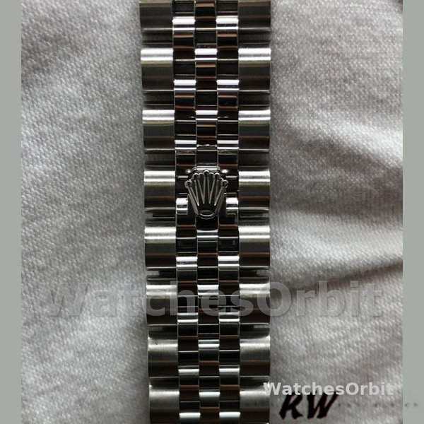 Replica Rolex Datejust 31mm Dames-178344-Rhodium Grijze Wijzerplaat-Jubileum Armband Grijs
