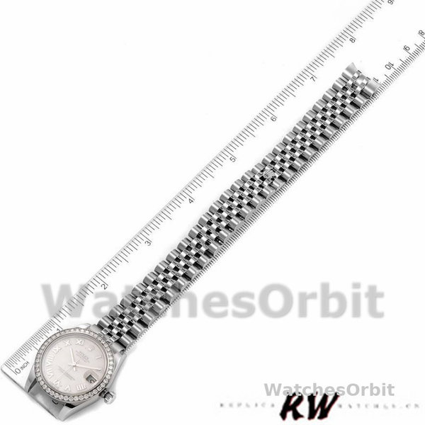 Replique Femmes Rolex Datejust 31mm Femmes-178384-Pink Cadran nacre rose