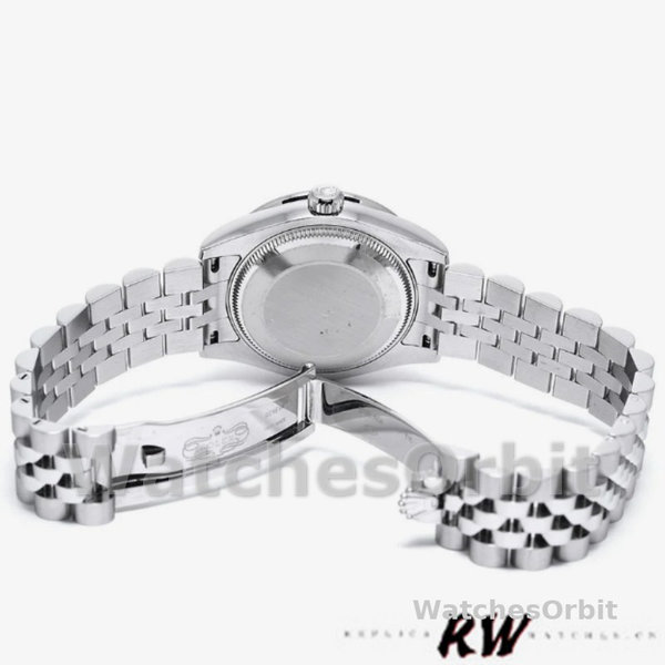 Rolex Datejust 178384 Stainless Steel Black Sunburst dial 31MM Lady Replica Watch