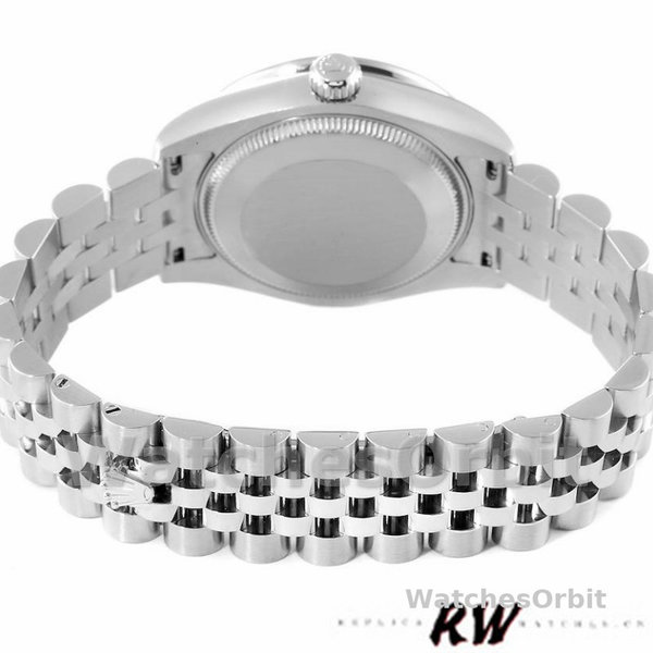 Replica Rolex Datejust 31mm voor dames-178384-Bloemen Diamond Dial-Stainless Steel<br />