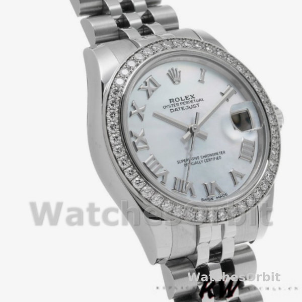 Rolex Datejust 178384 White Mother of pearl Dial 31MM Lady Replica Watch