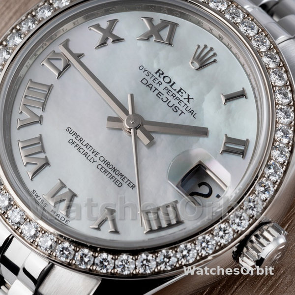 Rolex Datejust 178384 White Mother of pearl Dial 31MM Lady Replica Watch