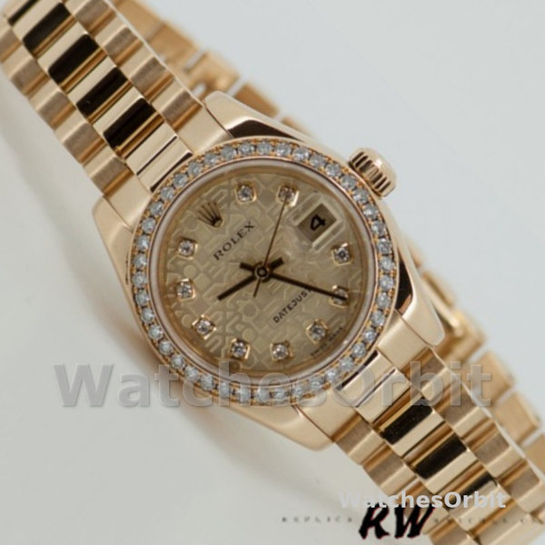Women's Rolex Datejust 26mm Women's-179138-Champagne Jubilee Dial Champagne