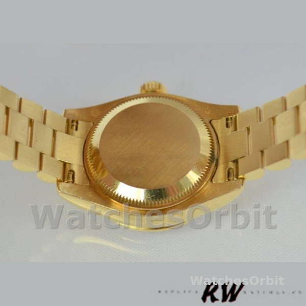 Womens Rolex Datejust 26mm Womens-179138-Champagne Jubilee Dial Champagne Replica Image