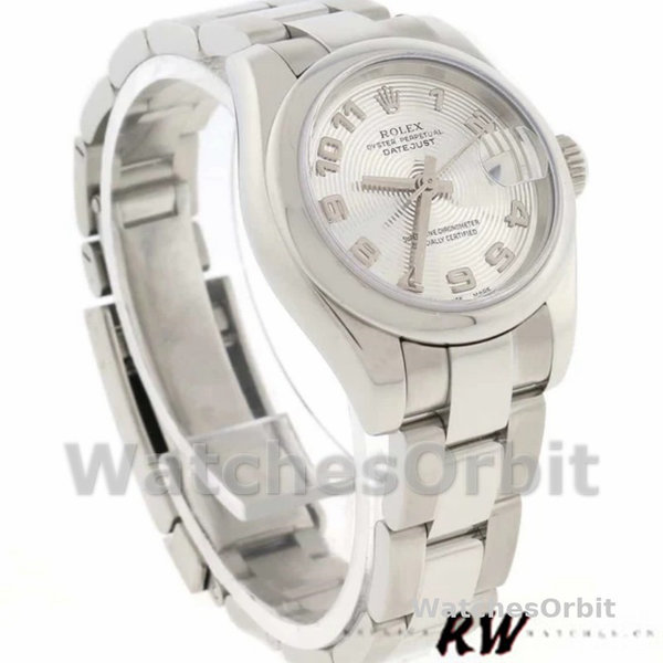 Replica Rolex Datejust 26mm Dames-179160-Zilver Concentrische Cirkel Wijzerplaat Zilver<br />