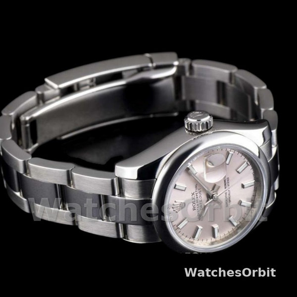 Womens Rolex Datejust 26mm Womens-179160-Pink Index Dial-Domed Bezel Pink Replica Image