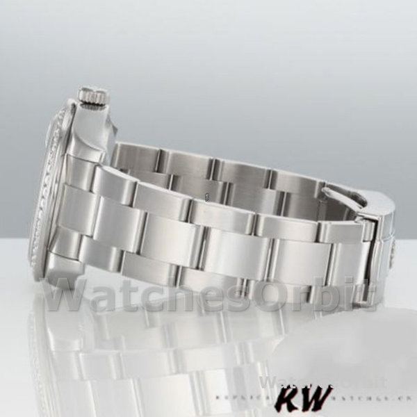 Replica Rolex Datejust 26mm voor dames-179160-Witte index wijzerplaat-Domed Bezel Wit