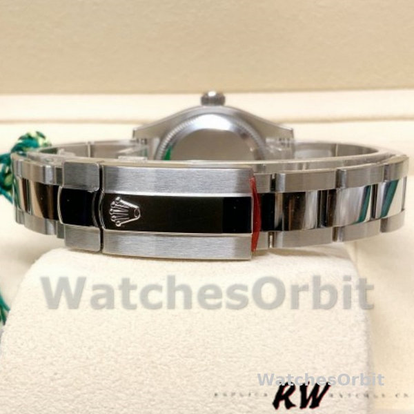Replica Rolex Datejust 26mm Dames-179160-Roze Romeinse Wijzerplaat-Oyster Armband Roze