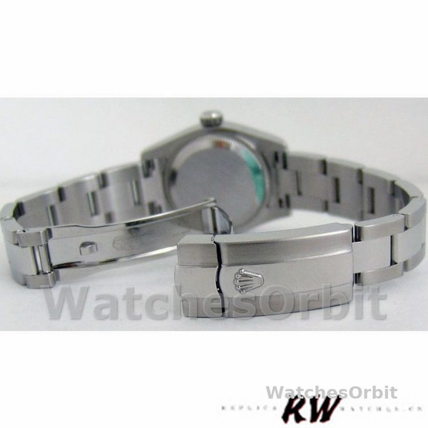 Womens Rolex Datejust 26mm Womens-179160-Silver Index Dial-Domed Bezel Silver<br /> Replica Image
