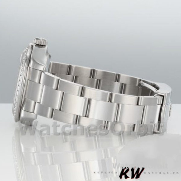 Replica Rolex Datejust 26mm voor dames-179160-Witte index wijzerplaat-Domed Bezel Wit