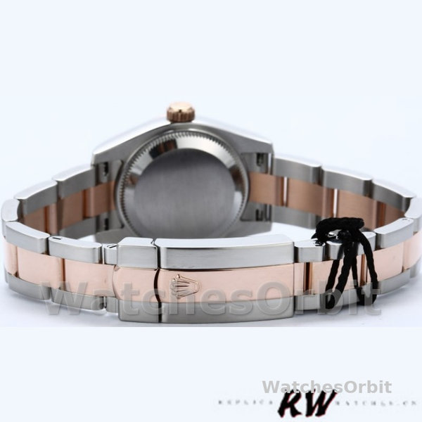 Rolex Datejust 179161 Stainless Steel and Everose Gold Chocolate Brown Dial 26MM Lady Replica Watch