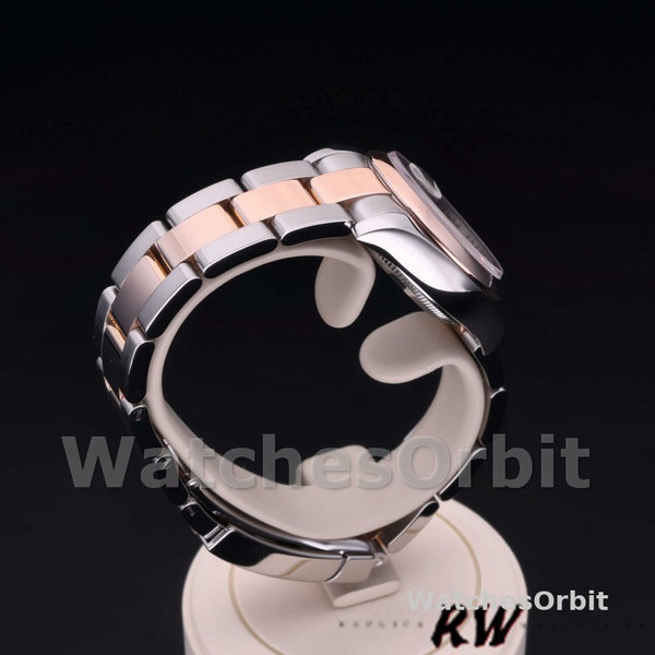 Womens Rolex Datejust 26mm Womens-179161-Silver Concentric Circle Dial-Stainless Steel & Everose Gold Silver Replica Image