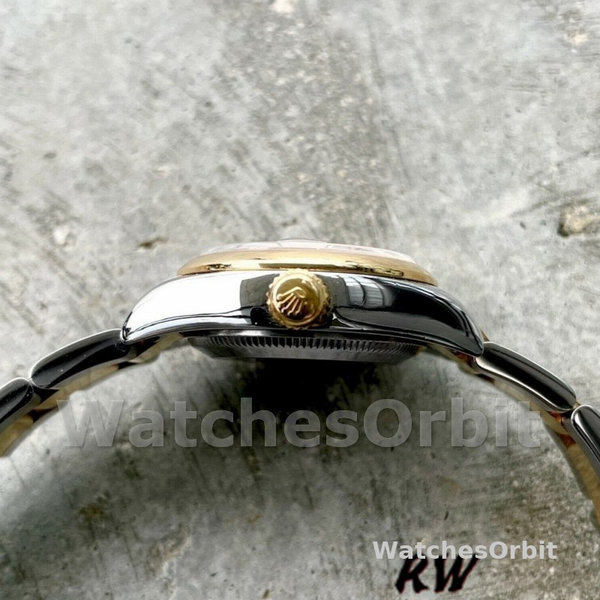 Womens Rolex Datejust-179163, 26mm, Blue Diamond Dial, Domed Bezel, Lady Blue Replica Image