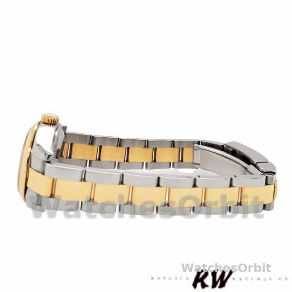 Womens Rolex Datejust-179163, 26mm, Champagne Dial, Domed Bezel, Lady Champagne Replica Image