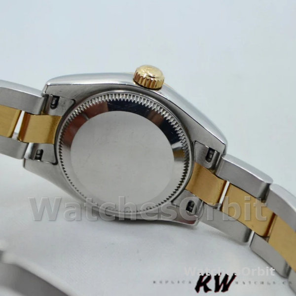 Womens Rolex Datejust 26mm Womens-179163-Grey Dial-Domed Dezel Grey Replica Image