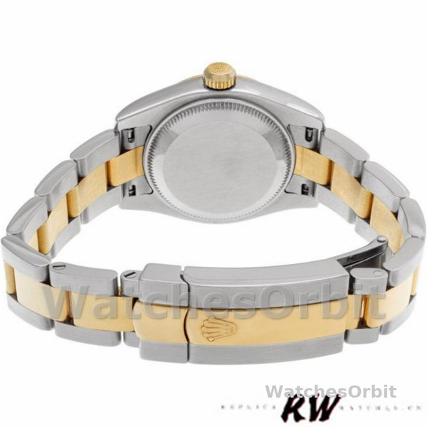 Replique Rolex Datejust-179163 pour femme, 26mm, cadran Silver Jubilee, lunette bombée, Lady Silver