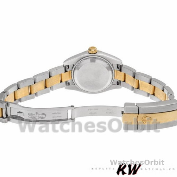 Replique Rolex Datejust-179163 pour femme, 26mm, cadran Silver Jubilee, lunette bombée, Lady Silver