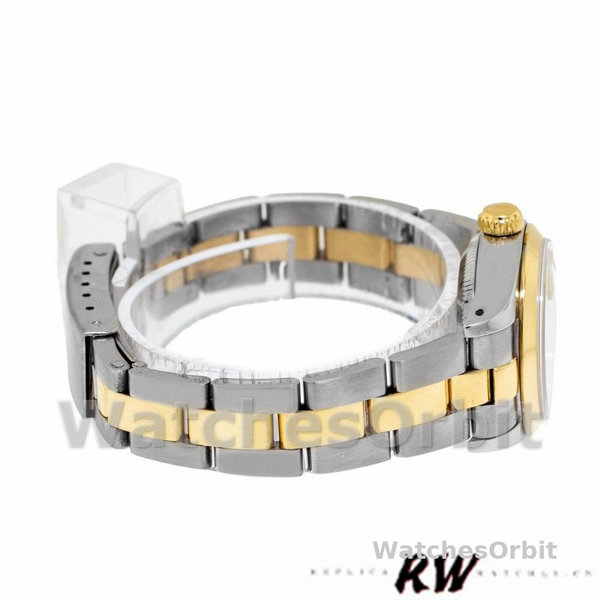 Replique Rolex Datejust-179163 pour femme, 26mm, cadran ivoire pyramide, lunette lisse, Lady Ivory