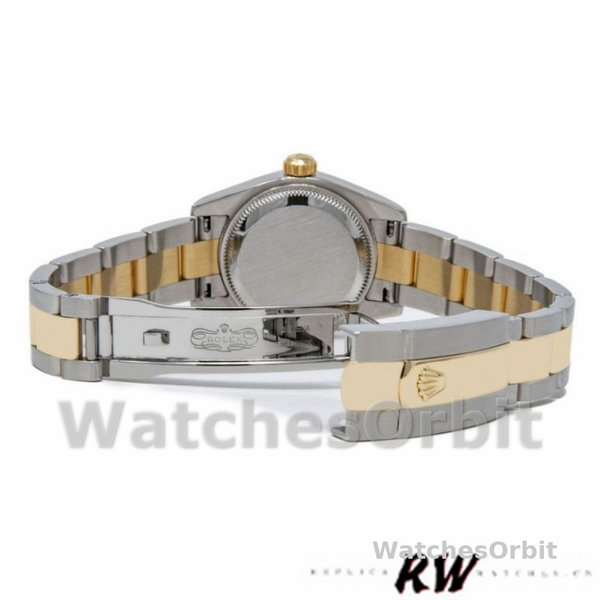 Replique Rolex Datejust-179163 pour femme, 26mm, cadran ivoire pyramide, lunette lisse, Lady Ivory