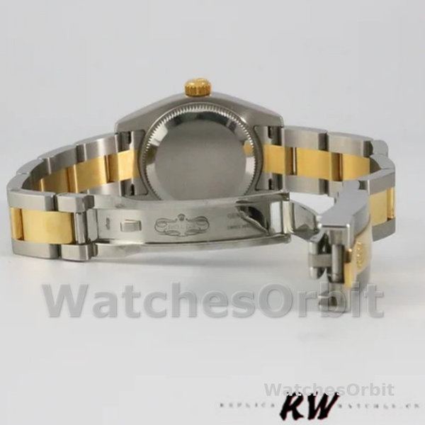 Replique Rolex Datejust-179163 pour femme, 26mm, cadran gris soleil, lunette bombée, Lady Grey