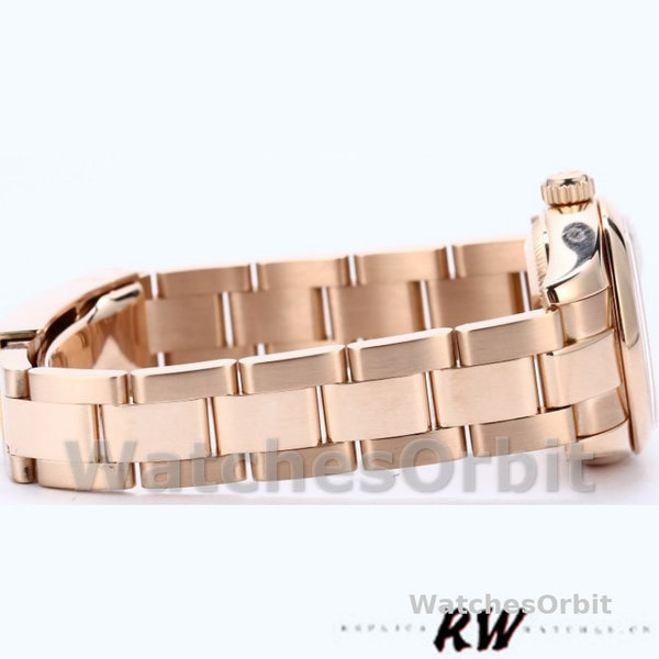 Womens Rolex Datejust-179165, 26mm, Everose Gold Pink Roman Dial, Lady Pink Replica Image