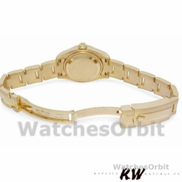 Womens Rolex Datejust-179168, 26mm, Smooth Domed Champagne Roman Dial, Lady Champagne Replica Image