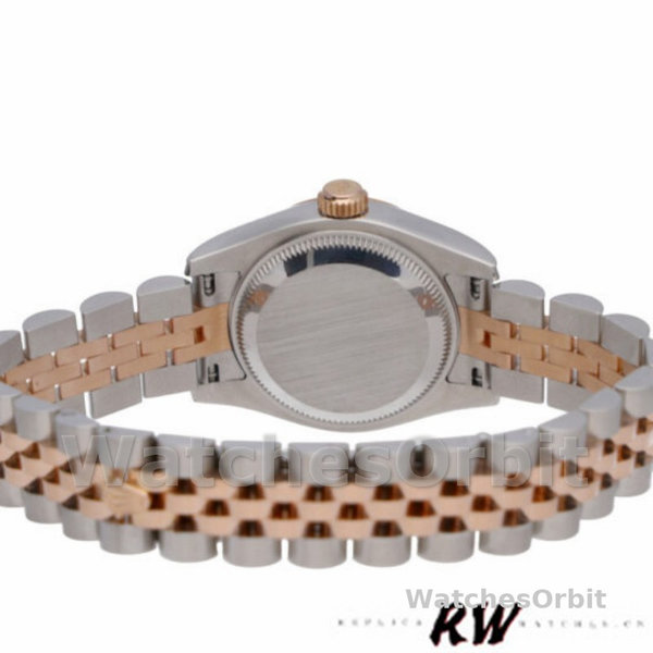 Replique Rolex Datejust-179171 pour femme, 26mm, cadran rose jubilé, lunette cannelée, Lady Pink
