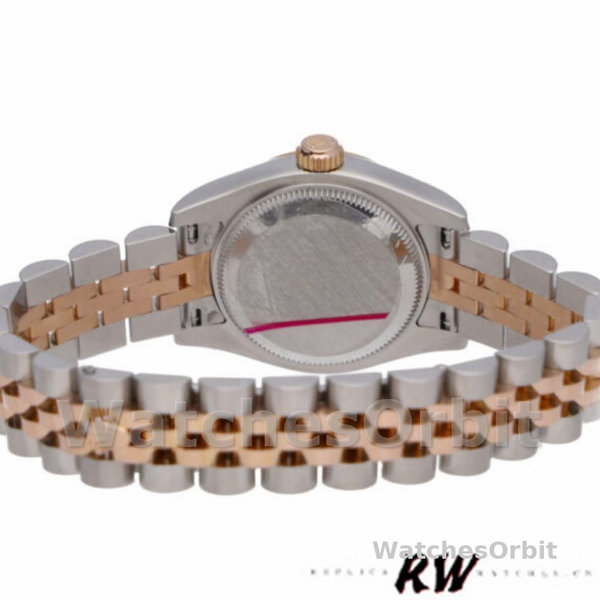 Womens Rolex Datejust-179171, 26mm, Silver Dial, Fluted Bezel, Lady Silver Replica Image