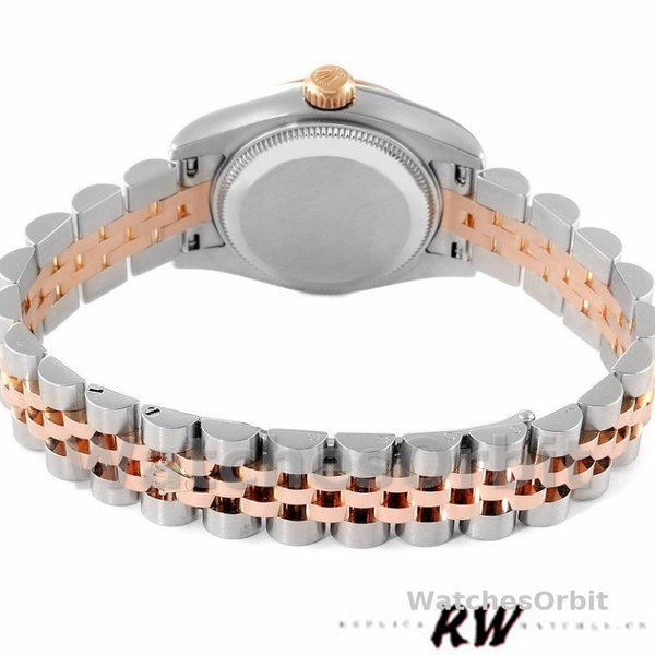Womens Rolex Datejust-179171, 26mm, White MOP Diamond Dial, Fluted Bezel, Lady MOP Replica Image