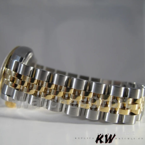 Replica Rolex Datejust-179173 donna, 26 mm, quadrante blu con diamanti, lunetta scanalata, Lady Blue