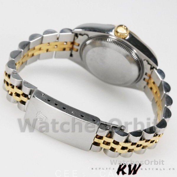 Replica Rolex Datejust-179173 da donna, 26 mm, quadrante champagne decorato in madreperla, Lady MOP