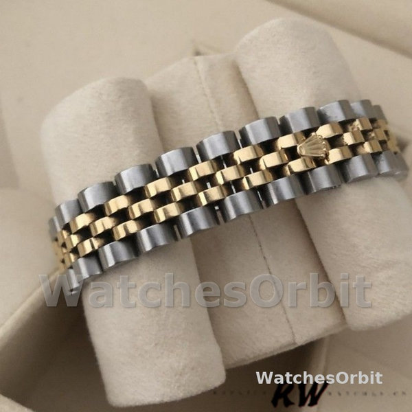 Replica Rolex Datejust-179173 da donna, 26 mm, quadrante grigio con diamanti, lunetta scanalata, Lady Gray