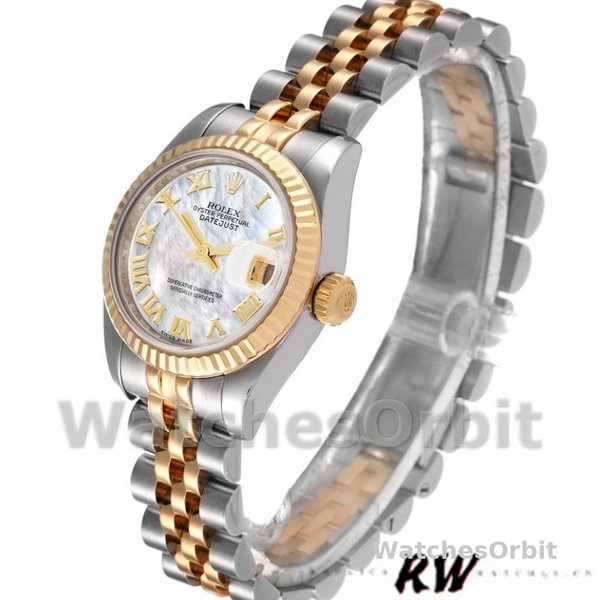 Rolex Datejust 179173 Mother Of Pearl White Dial 26MM Damen Replica Watch