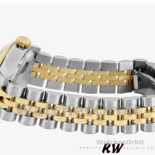 Replica Rolex Datejust 179173 Weiß Arabische Ziffern Zifferblatt Geriffelte Lünette 26MM Lady Replica Uhr Exklusive Damen Replica Uhr kaufen