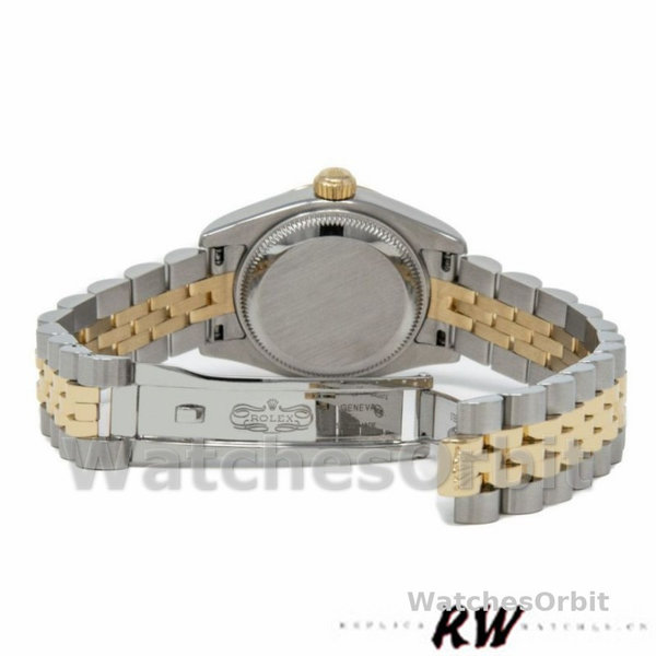 Replica Rolex Datejust 179173 Weiß Arabische Ziffern Zifferblatt Geriffelte Lünette 26MM Lady Replica Uhr Exklusive Damen Replica Uhr kaufen