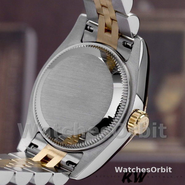 Replica Rolex Datejust-179173 da donna, 26 mm, quadrante bianco con numeri romani, Lady White