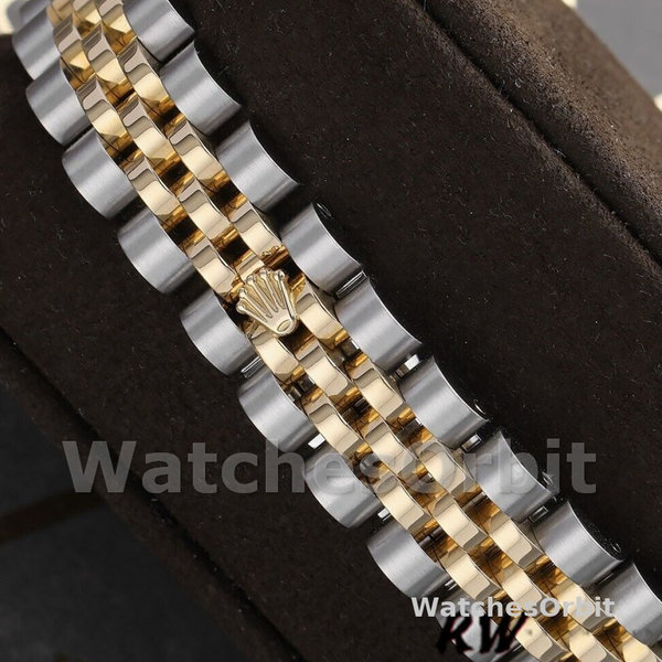 Replica Rolex Datejust-179173 da donna, 26 mm, quadrante bianco con numeri romani, Lady White