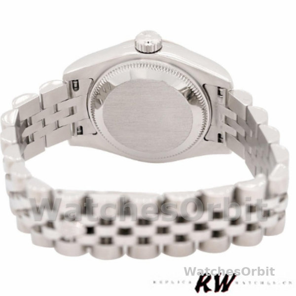 Replique Rolex Datejust-179174, 26mm, cadran blanc nacre, Lady MOP pour femme