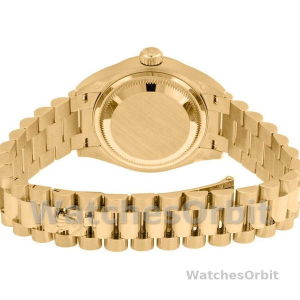 Replica Dames Rolex Datejust-179178, 26mm, Geelgoud, Champagne Diamanten Wijzerplaat, Lady Champagne