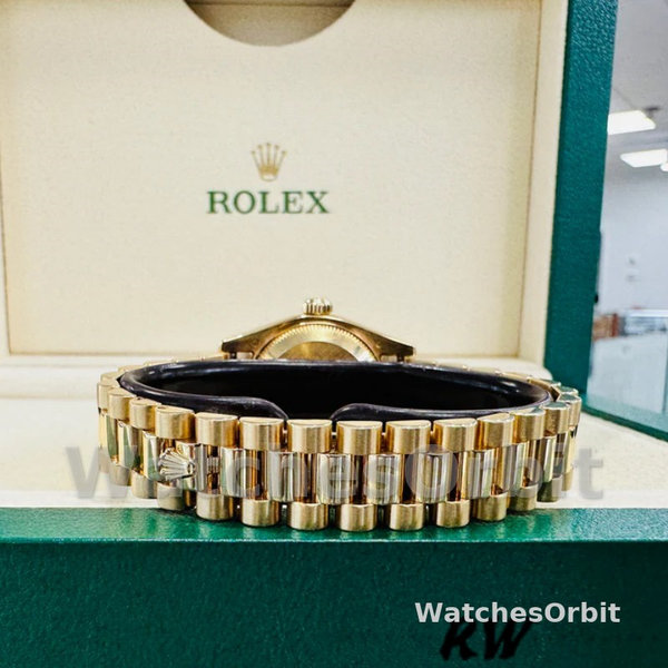 Replica Dames Rolex Datejust-179178, 26mm, Geelgoud, Parelmoer Diamanten Wijzerplaat, Lady MOP