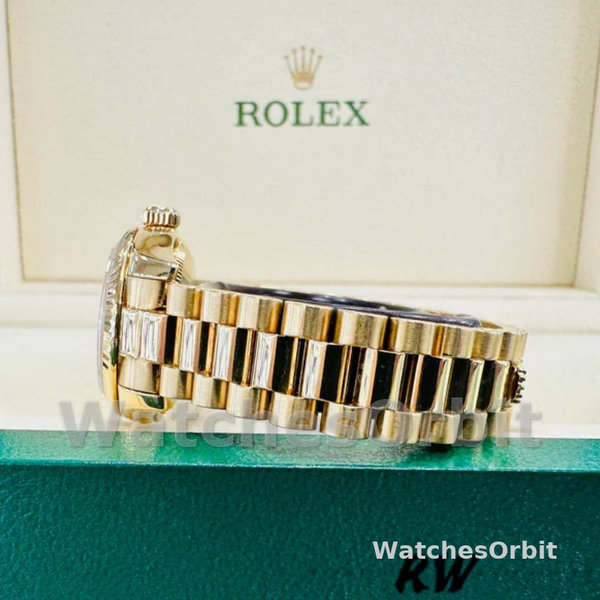 Replica Dames Rolex Datejust-179178, 26mm, Geelgoud, Parelmoer Diamanten Wijzerplaat, Lady MOP