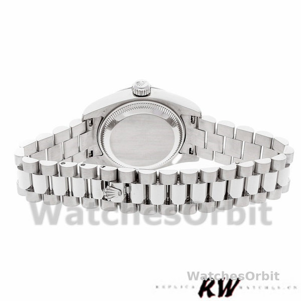 Replica Rolex Datejust-179269 da donna, 26 mm, quadrante giubileo blu ghiaccio, anse di diamanti, Lady Ice Blue