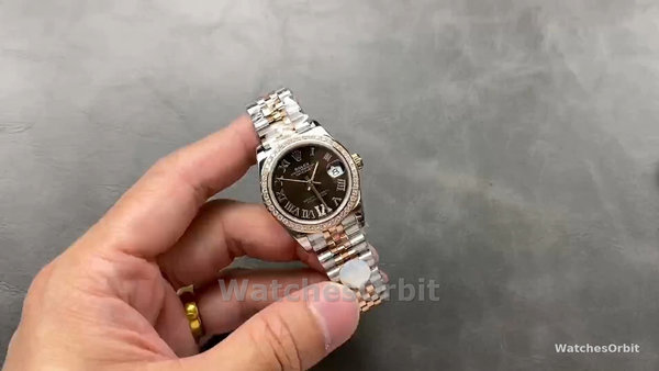 Replica Heren Rolex Datejust 41-126333 0010, tweekleurig staal, champagne index wijzerplaat, champagne jubileum
