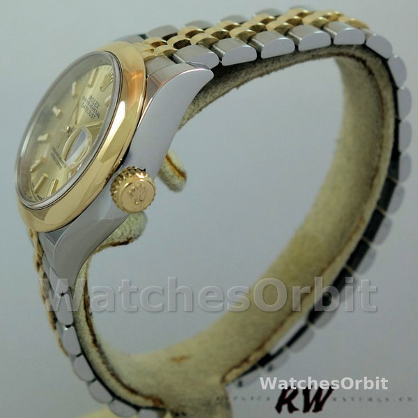 Replica Dames Rolex Datejust-279163, 28mm, Champagne, Index Dial, Domed Bezel, Lady Champagne