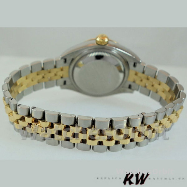 Replica Dames Rolex Datejust-279163, 28mm, Champagne, Index Dial, Domed Bezel, Lady Champagne