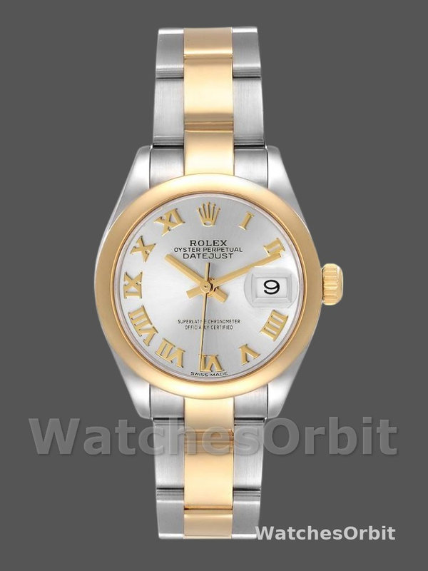 Rolex Datejust 279163 Silver Roman Dial Domed Bezel 28mm Damen Replica Watch