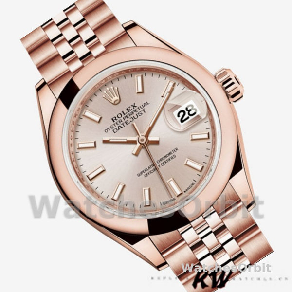 Women's Rolex Datejust-279165, 28mm, Sundust, Index Dial, Domed Bezel, Lady Sundust