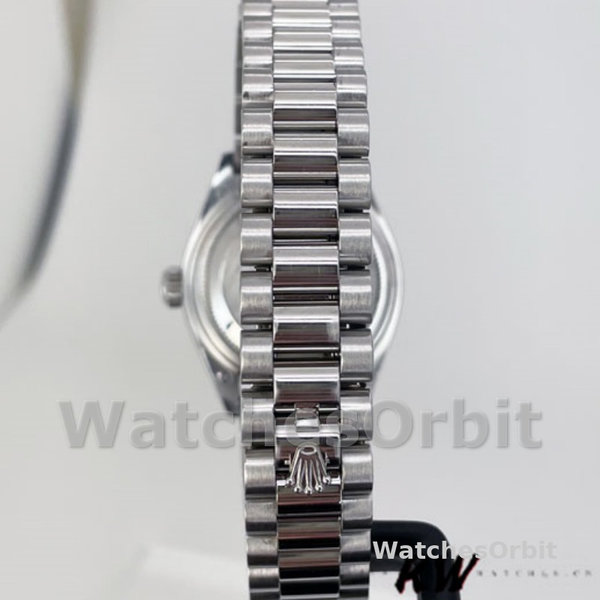 Replica Rolex Datejust-279166 da donna, 28 mm, quadrante rosa con numeri romani, lunetta bombata, Lady Pink
