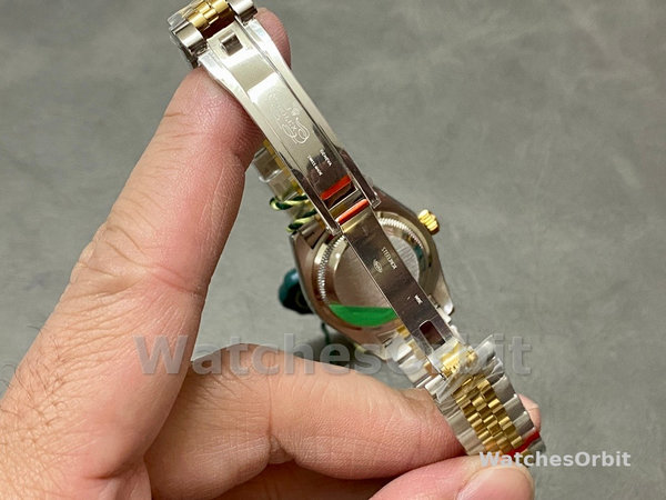 Womens Rolex Datejust-279173, 28mm, Champagne Index Dial, Fluted Bezel, Lady Champagne Replica Watch Image